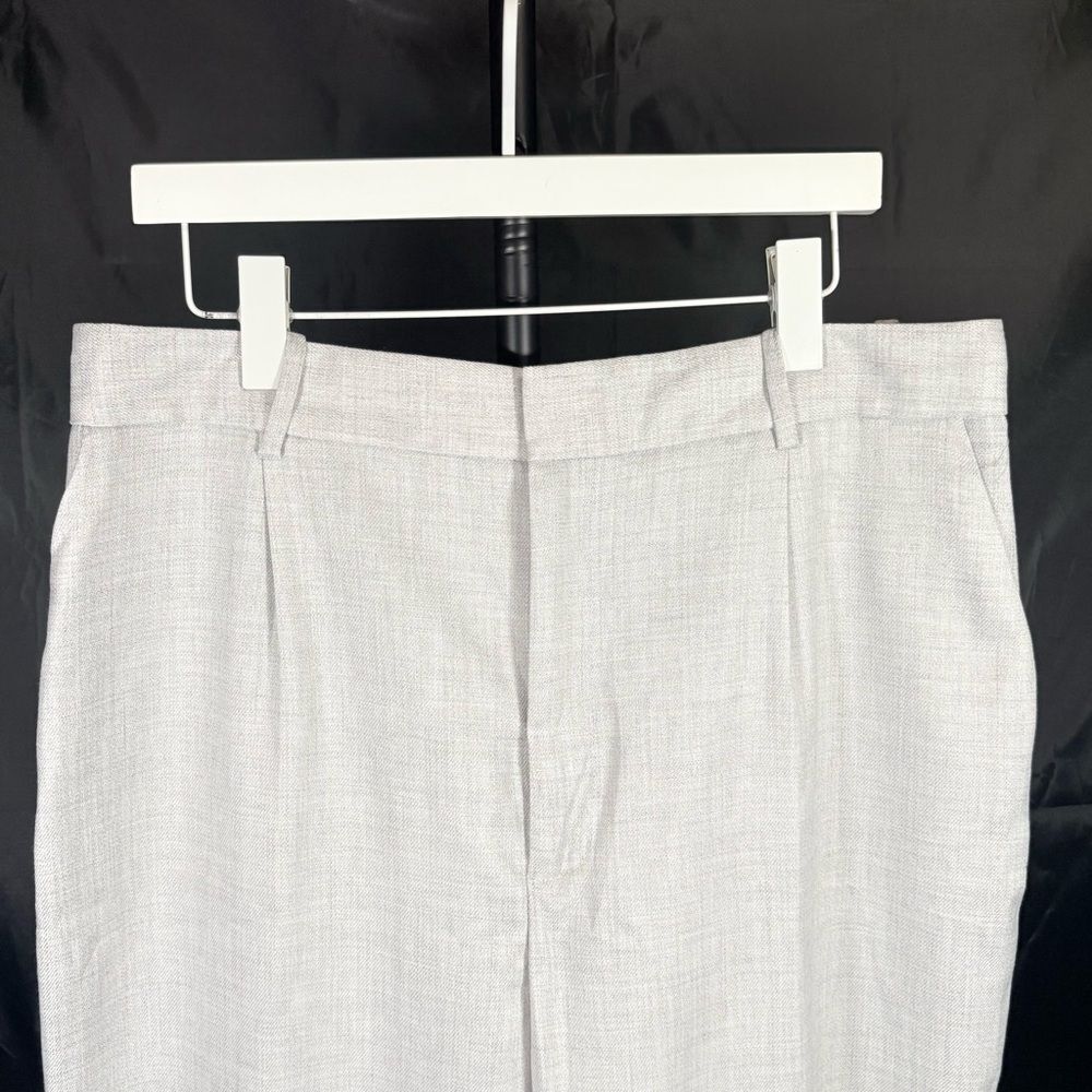 Zara Light Gray Ankle casual pants Sz XXL - Picture 7 of 14